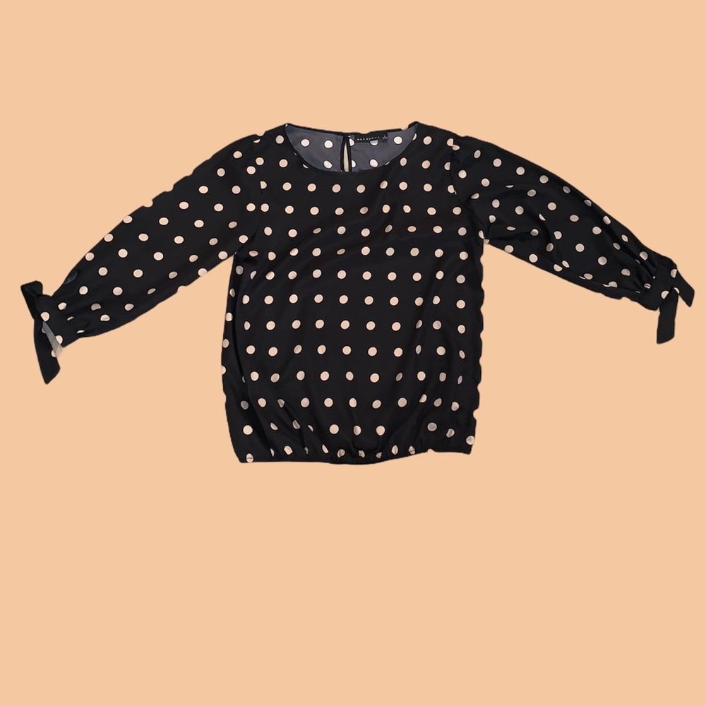 Polka dot blouse